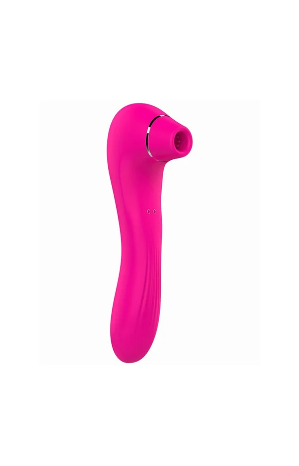 Stimulateur de clitoris 2 en 1 – Rose – 19 cm