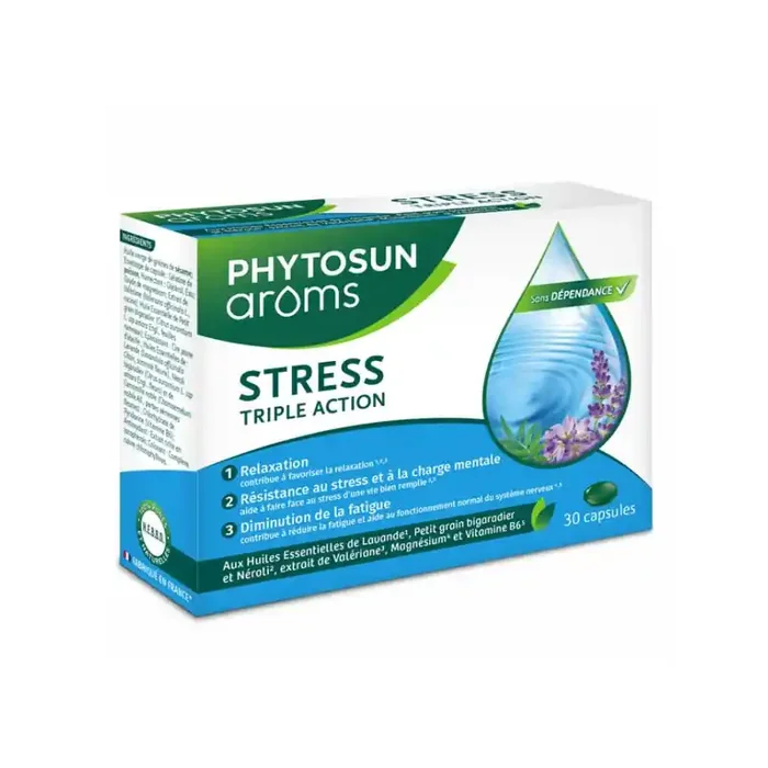 STRESS TRIPLE ACTION 30 CAPSULES PHYTOSUN AROMS