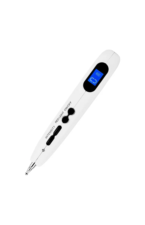 Stylo d’acupuncture électronique – Visage & corps – Blanc