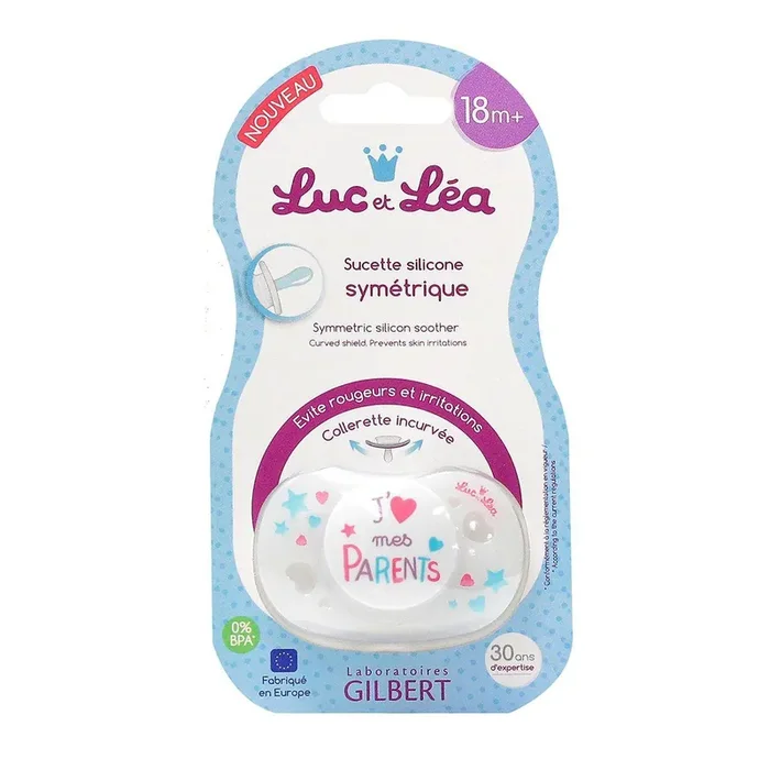 Sucette silicone symétrique 18m+ J‘m mes parents