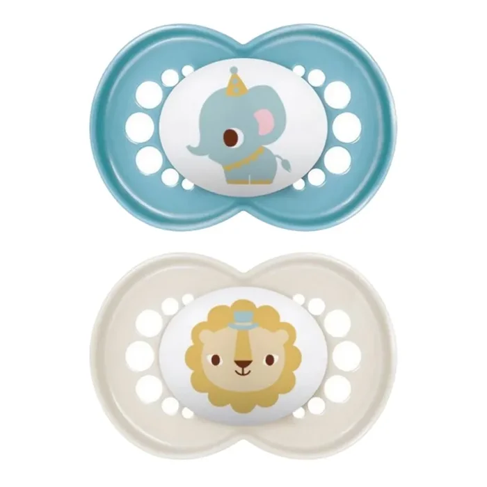 Sucettes Original Animaux – Silicone – 18 Mois et plus – Par 2