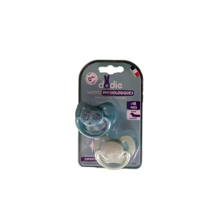 SUCETTES PHYSIOLOGIQUES +18 MOIS SILICONE X2 DODIE