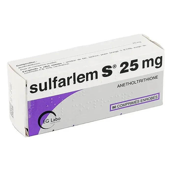 Sulfarlem S 25mg – Sécheresse Yeux et Bouche – 90 comprimés