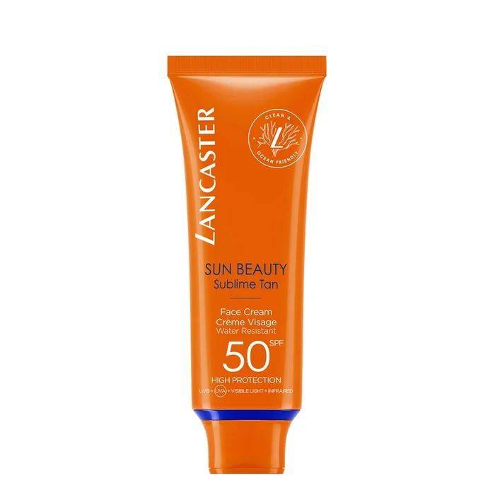 Sun Beauty – Crème Visage Confort Bronzage Lumineux SPF50