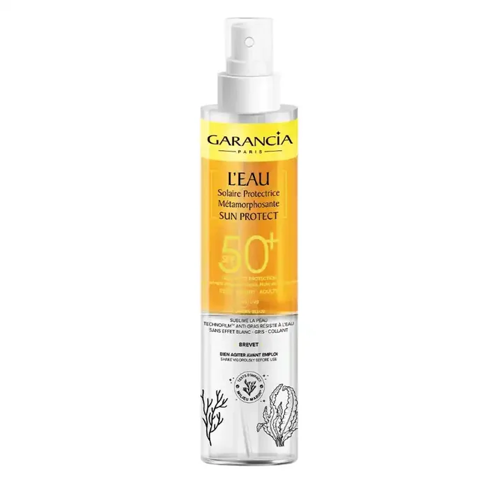 SUN PROTECT L‘EAU SOLAIRE PROTECTRICE METAMORPHOSANTE SPF50+ 150ML GARANCIA