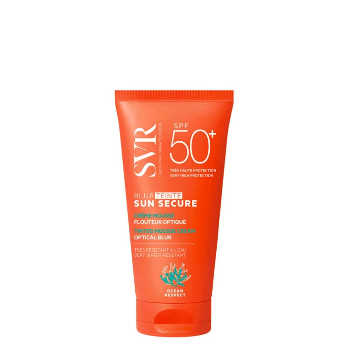 Sun Secure Blur Teinté SPF50+ – Crème Mousse Très Haute Protection Solaire 50 ml