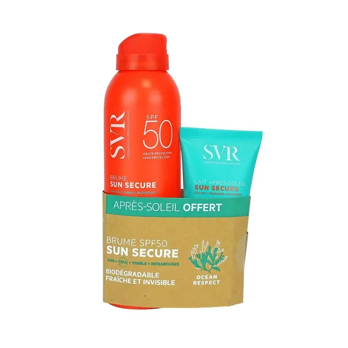 Sun Secure brume SPF50 200ml + après-soleil offert
