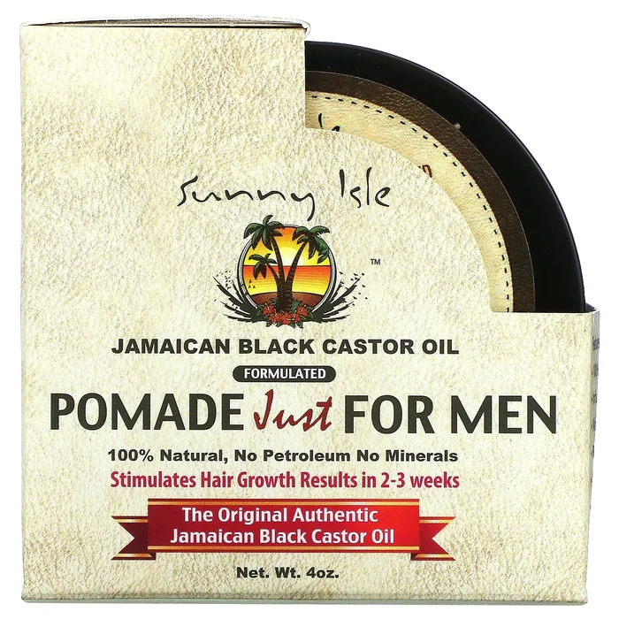 SUNNY ISLE JAMAICAN BLACK CASTOR OIL ≡ Pommade Homme