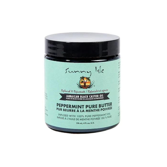 SUNNY ISLE JAMAICAN BLACK CASTOR OIL ≡ Pur Beurre A Base De Menthe Poivré