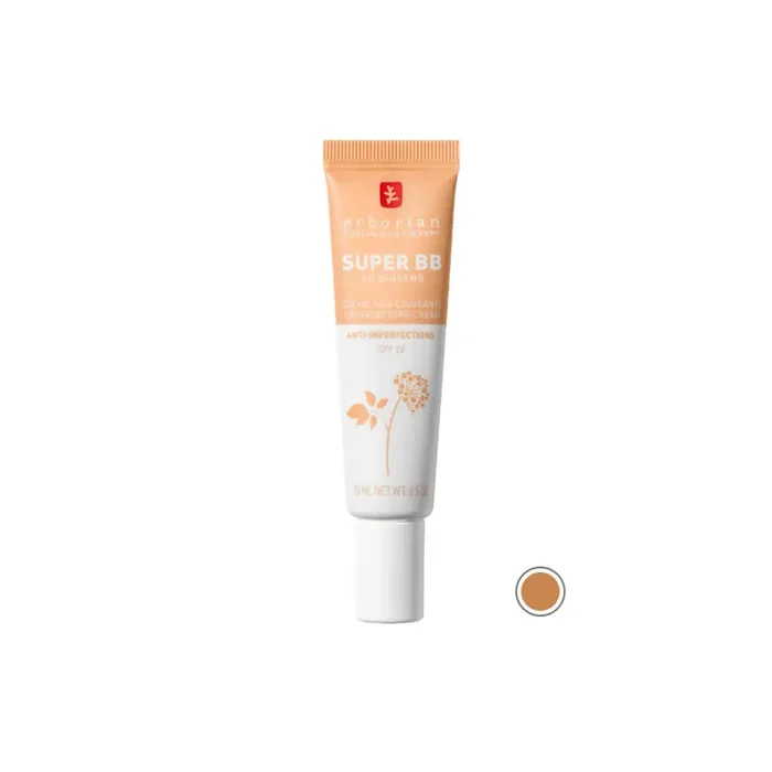 SUPER BB GINSENG CREME SOIN COUVRANTE SPF20 DORÉ 15ML ERBORIAN