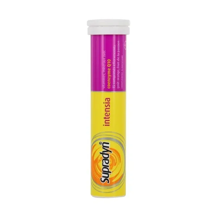 Supradyn intensia vitamines et mineraux Q10 et fer 30 comprimes effervescents
