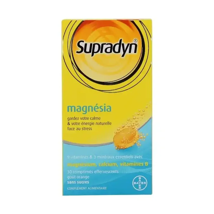 Supradyn magnesia 30 comprimes effervescents