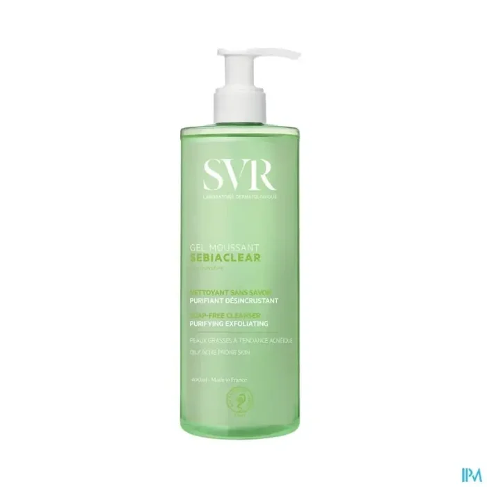 Svr sebiaclear gel moussant nettoyant sans savon 400ml