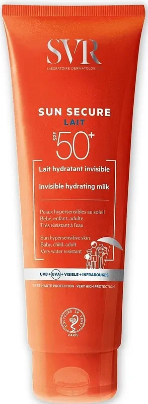 SVR Sun Secure lait hydratant invisible SPF50+ 250ml