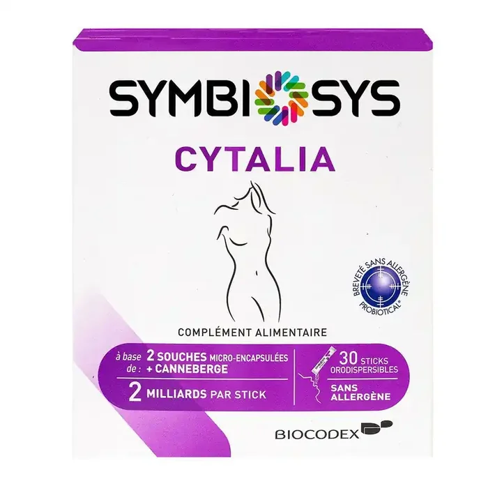 Symbiosis Cytalia – 2 Souches Micro-encapsulées – Infection Urinaire – 30 sticks Orodispersibles