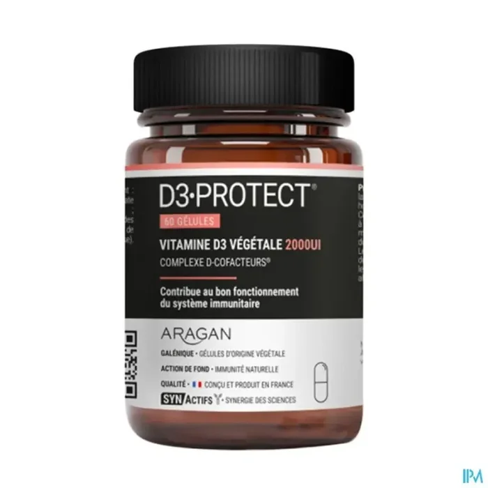 Synactifs d3 protect vitamine vegetale gelule 60
