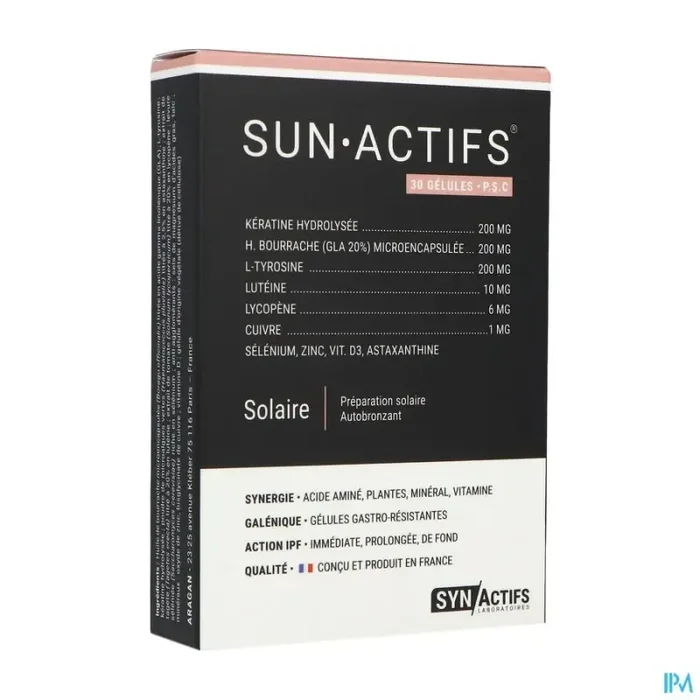 Synactifs sun actifs gelule 30