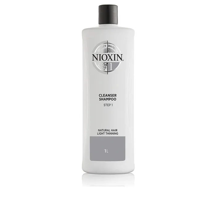 SYSTEM 1 – Shampooing – Cheveux Naturels Légèrement Perdus de Densité – Etape 1 1000 ml