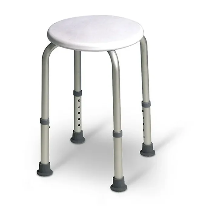 Tabouret de douche rond réglable en hauteur Doa