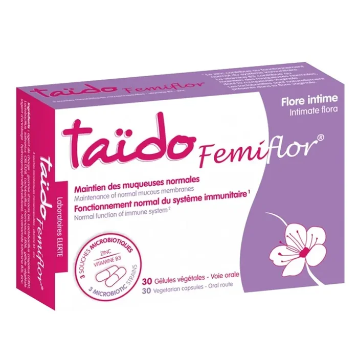 Taïdo Femiflor – Flore intime – 30 gélules végétales