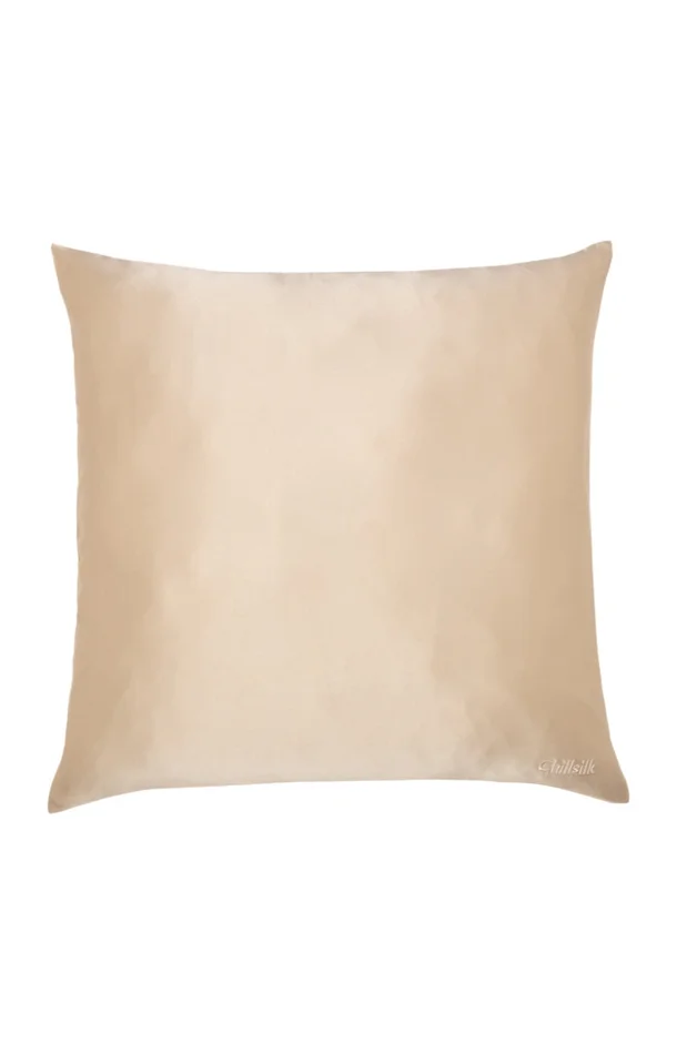Taie d’oreiller carrée – Soie naturelle – Blanc