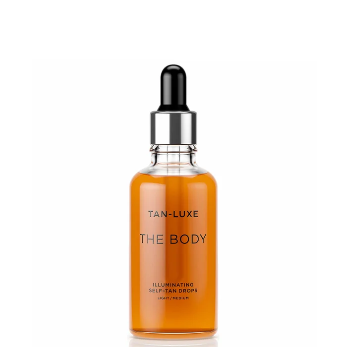 Tan-Luxe The Body Gouttes Autobronzantes Illuminatrices 50 ml – Léger/Moyen