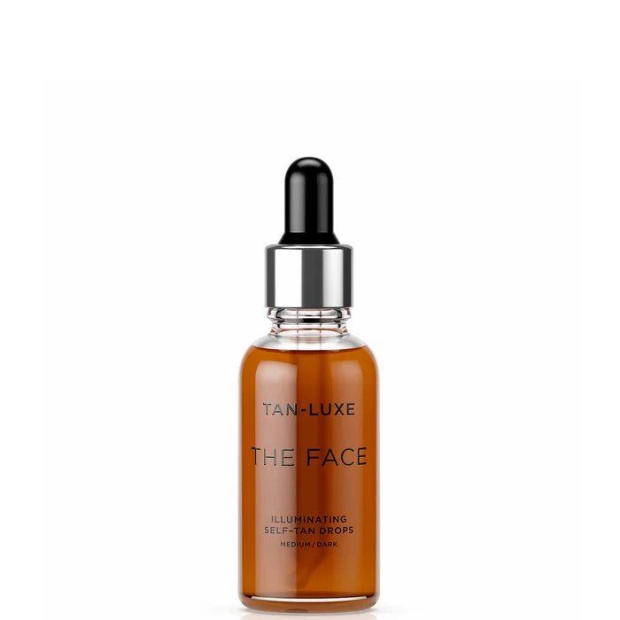 Tan-Luxe The Face Gouttes Autobronzantes Illuminatrices 30 ml – Moyen/Foncé