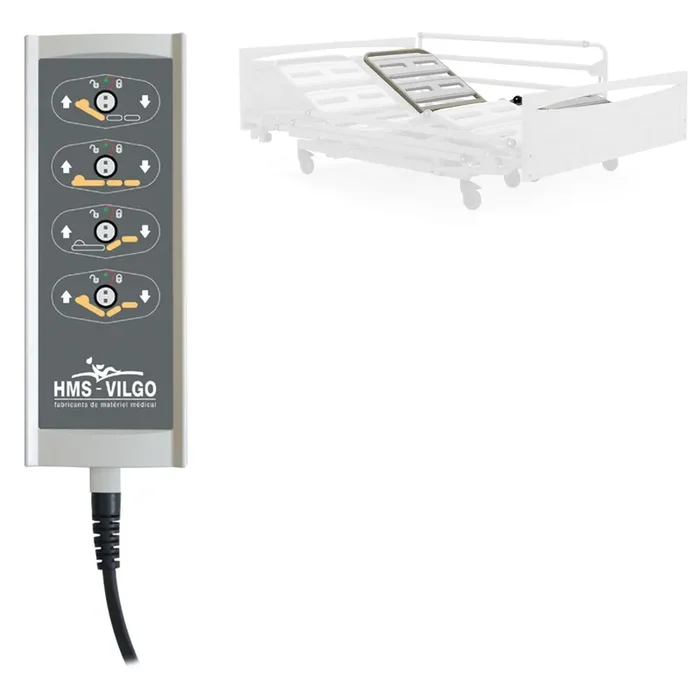Télécommande Lit Double sommier – Moteur Linak – Côté Gauche