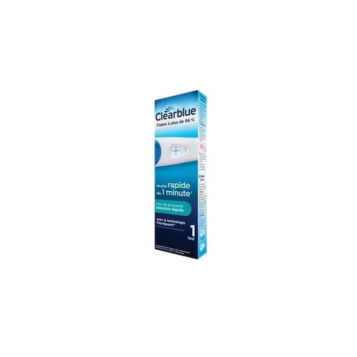 TEST DE GROSSESSE DETECTION RAPIDE CLEARBLUE