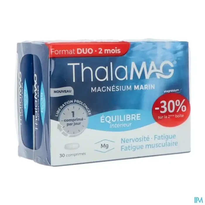 Thalamag equilibre interieur duo boite de 30 comprime lp x 2