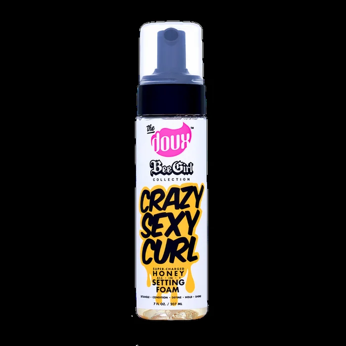 The Doux Bee Girl Crazy Sexy Mousse coiffante pour boucles au miel 207ml