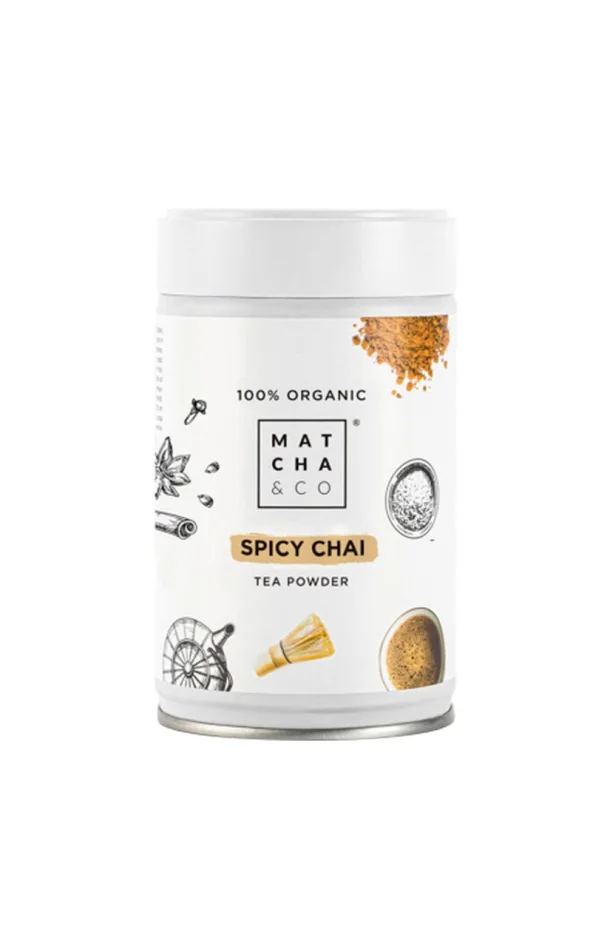 Thé noir en poudre bio – Spicy Chai – 80 g