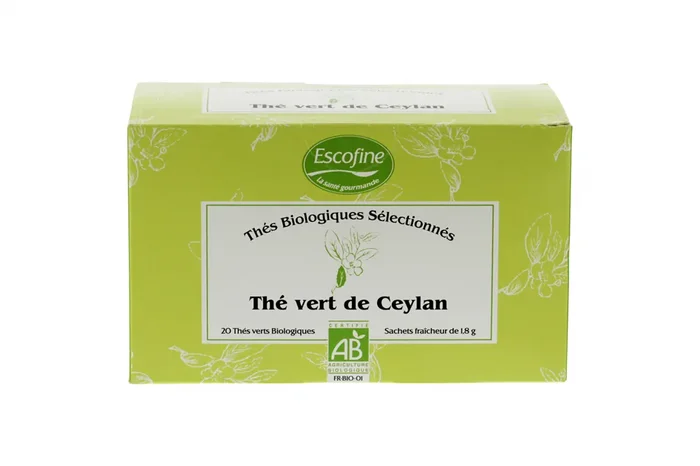 Thé vert de Ceylan 20 sachets