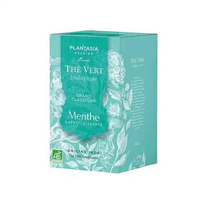 THE VERT MENTHE BIO 18 SACHETS PLANTASIA