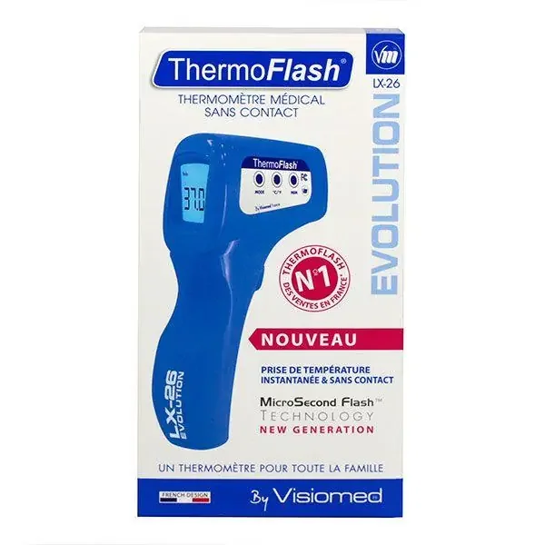 Thermoflash thermomètre LX-26-bleu