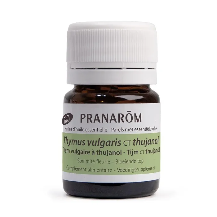 Thym à Thujanol Bio 60 Perles Les Huiles Essentielles pranarom
