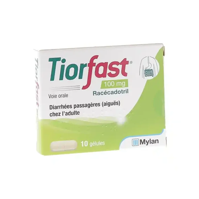 Tiorfast 100mg diarrhees passageres 10 gelules