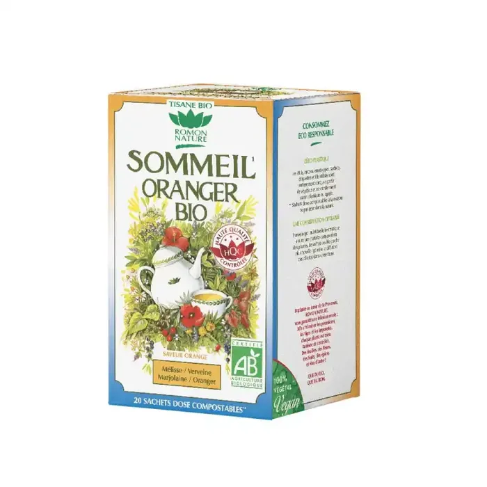 TISANE SOMMEIL BIO ORANGER 20 sachets ROMON NATURE