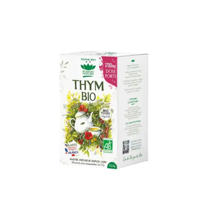 TISANE THYM BIO 18 SACHETS ROMON NATURE