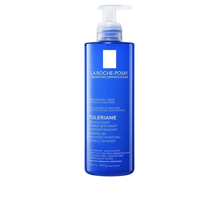 TOLERIANE gel moussant double nettoyant 400 ml