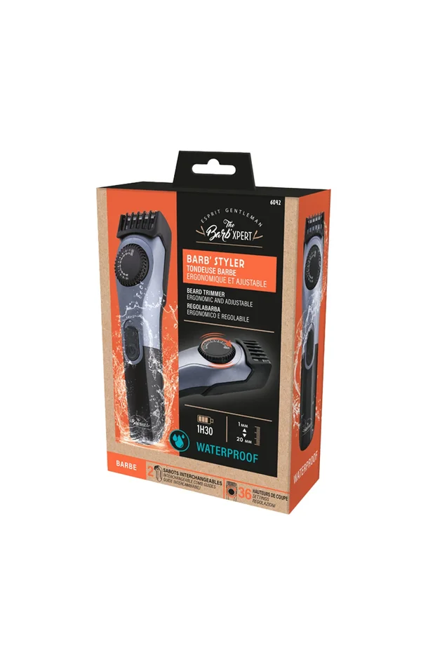 Tondeuse – Barbe – Batterie lithium – Noir