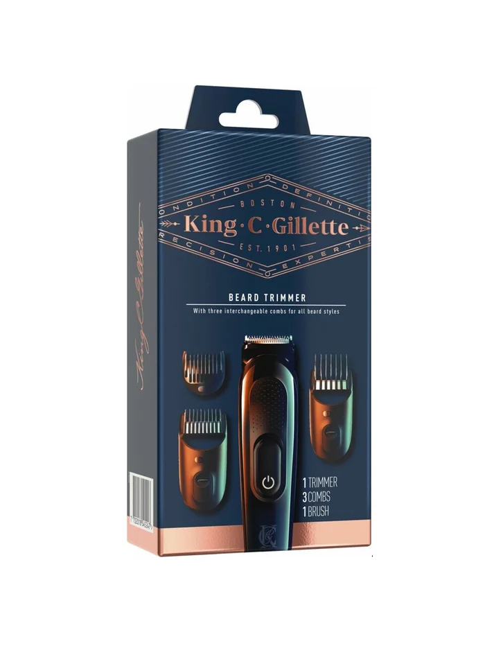 Tondeuse à barbe sans fil King C. Gillette
