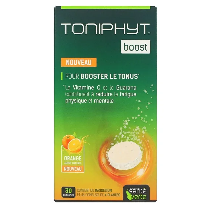 Toniphyt Boost tonus et vitalité orange 30 comprimés