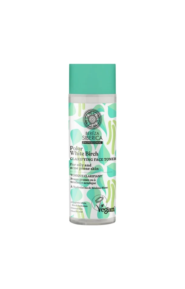 Tonique clarifiant vegan – Bouleau blanc – Peaux grasses ou acnéiques