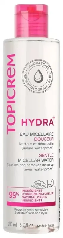Topicrem HYDRA+ Eau Micellaire Douceur Peaux Sensibles 200 ml