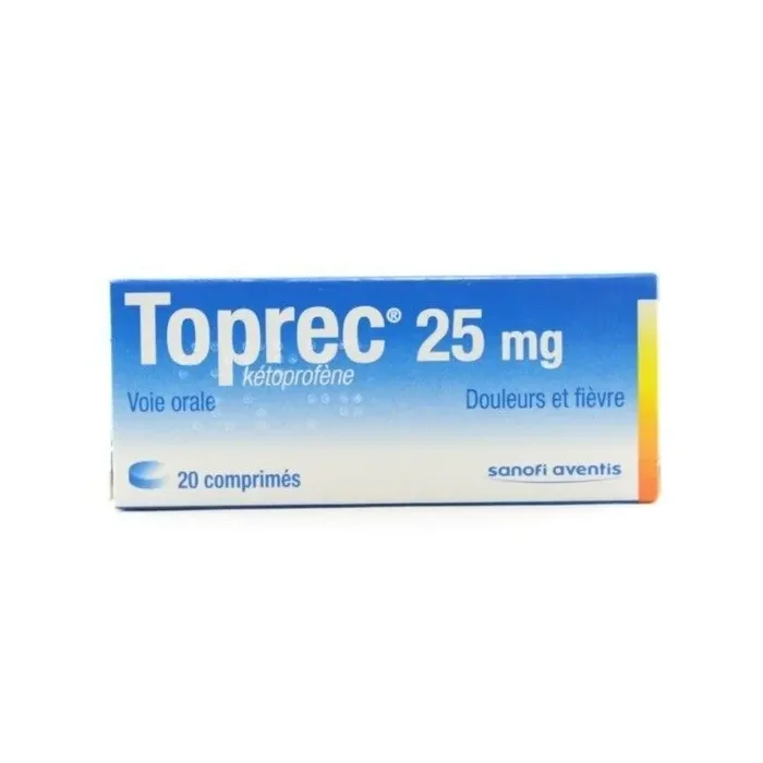 Toprec 25mg 20 comprimes