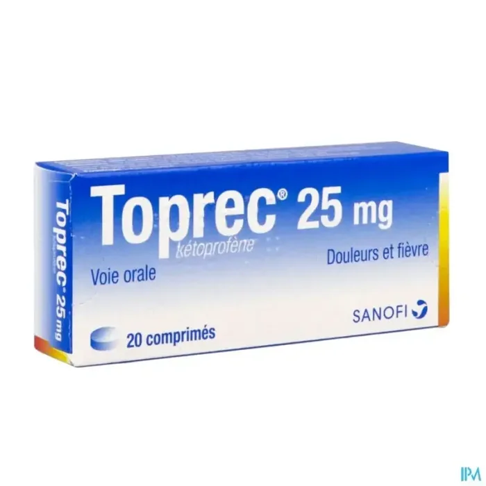 Toprec 25mg comprimé 20