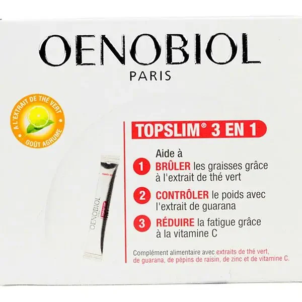 Topslim 3 en 1 sachets goût agrumes