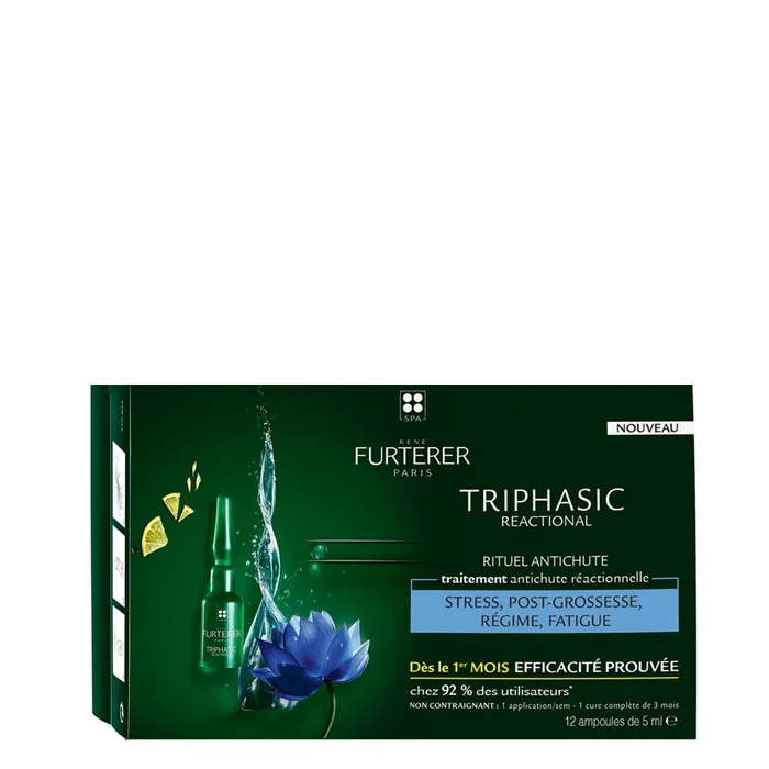 Triphasic Reactional – Rituel Anti-Chute – Coffret 12 Ampoules