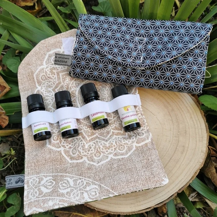 Trousse de rangement huiles esssentielles